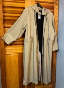 NWT Pamela McCoy Full Length Lined & Hooded Rain Coat, EXCELLENT CONDITION! - Picture 1 of 12