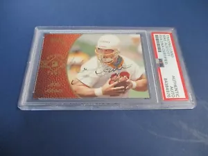 Mike Alstott Bucs Autographed Signed 1996 Select Rookie Card #158 PSA Slab Auth. - Picture 1 of 7