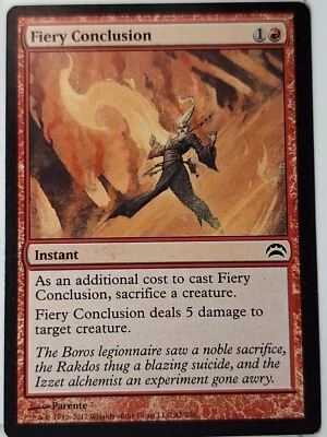 Fiery Conclusion - Planechase: 2012 - Magic the Gathering MTG Nice! - Image 1 of 2