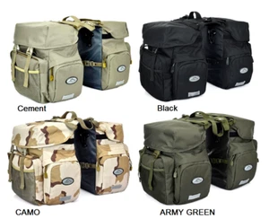 Borsa portapacchi posteriore doppia borsa bici pendolare 50L NUOVA - Foto 1 di 9