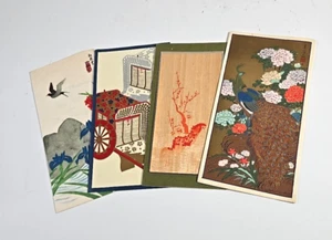 Vintage 50er 60er Orientalisch Asiatisch Grußkarten Lot 4 Weihnachten Neujahr gebraucht - Bild 1 von 13