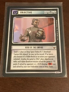  Star Trek CCG Trouble With Tribbles Hero Of The Empire - Picture 1 of 2