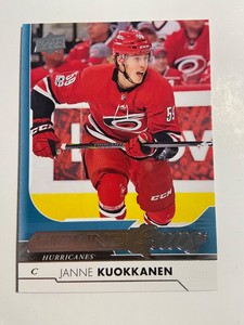 2017-18 UPPER DECK JANNE KUOKKANEN #213 YOUNG GUNS SERIES 1