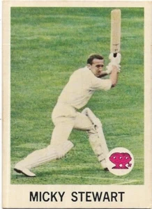 1965 Scanlens Cricket (19) Micky STEWART England - Picture 1 of 2