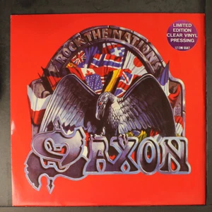SAXON: rock the nations +2 EMI 12" Single 33 RPM UK - Picture 1 of 2
