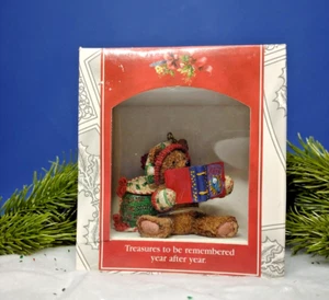 Christian Inspirations Ornament Bear Read Tell Me the Story of Jesus Christmas - Picture 1 of 5