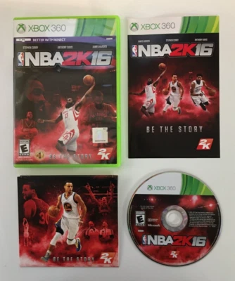 NBA 2K16 (Microsoft Xbox 360, 2015) Basketball - CIB Complete - US Seller - Image 1 of 4