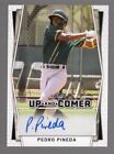 Pedro Pineda 2022 Leaf Up And Comer Rookie Rc Auto **Oakland Athletics**