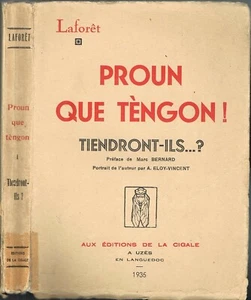 PROUN QUE TÈNGON dédicacé d'auteur Laforêt Préface Marc BERNARD 1935 EO N°97/165 - Picture 1 of 12