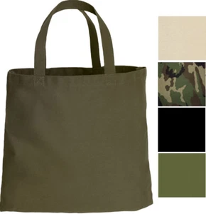 Canvas Tote Shopping Bag Shoulder Reusable Grocery Beach Foldable Durable Eco - Picture 1 of 9