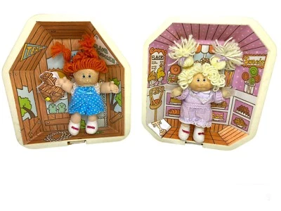 1983 VTG Cabbage Patch Kids Pin-Ups Mini Doll Coleco Ice Cream Sweets Wall Hang - Image 1 of 4