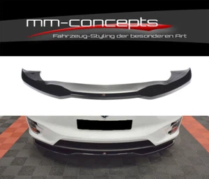 Labio de alerón CUP NEGRO para Tesla Model X alerón delantero espada alerón labio V2 - Imagen 1 de 9