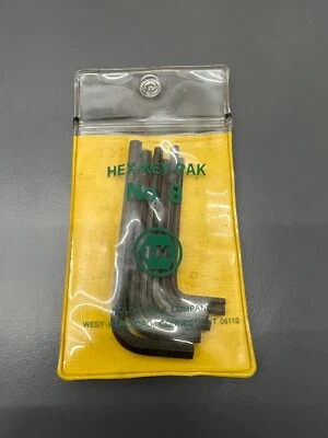 VINTAGE HOLO KROME NO.8 "HEX KEY PAK" 8PC - BRAND NEW NOS - MADE IN USA - Image 1 of 2