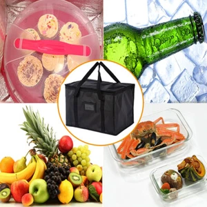 16L EXTRA LARGE COOLING COOLER COOL BAG BOX PICNIC CAMPING FOOD ICE DRINK LUNCH - Picture 1 of 11