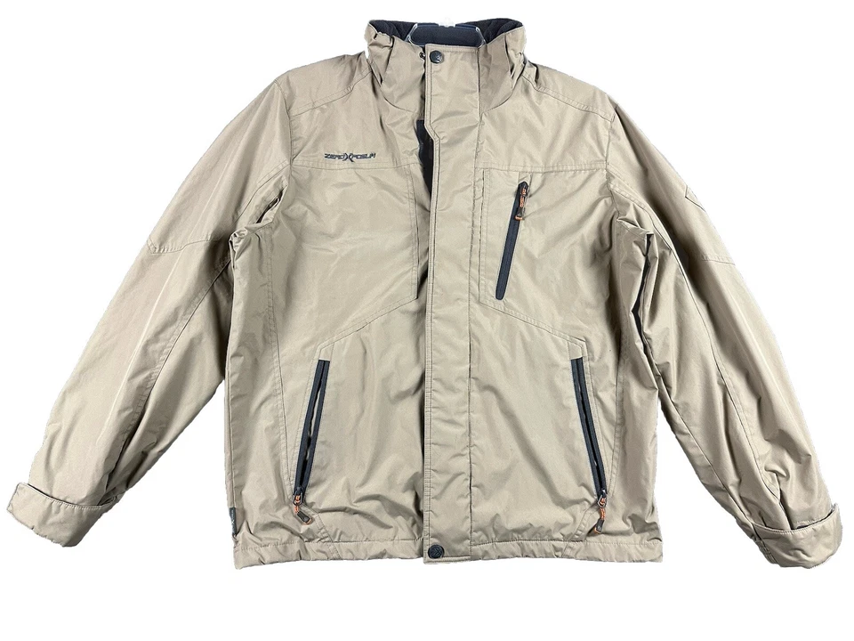Chaqueta Zero X Posur Para Hombres Cremallera Completa Peso Medio Talla M Marrón Repele Tareas de Trabajo Foto 1 de 4