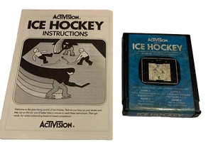 Ice Hockey (Atari 2600, 1981) w/ Manual & Teated - Picture 1 of 6