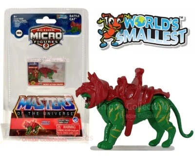 World's Smallest Masters of the Universe Battle Cat Action Micro Figures NEW - image 1 of 4