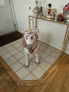 Disney Princess Playdate Maximus Reiten auf meiner Größe Pony 32" Rapunzel verheddert - Bild 1 von 5