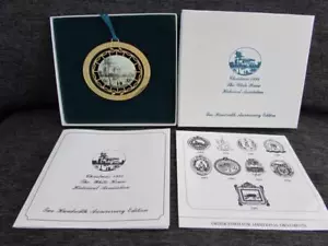 1992 Adorno de Navidad de la Asociación Histórica de la Casa Blanca - edición 200 aniversario - Imagen 1 de 1