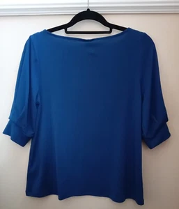 Damen Bluse H&M Uk Small Smart/Casual/Office Wear Blau - Bild 1 von 13