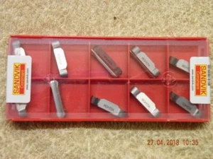 x10 Sandvik N123J2-0635-R0 H13A Insertos de ranurado de separación de carburo nuevos - Imagen 1 de 1