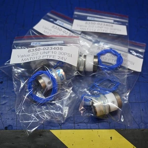NResearch Metric Mounting 2-way Valve N/Closed P/N: MAT012 PTFE 24V UNF10 30PSI - Picture 1 of 5