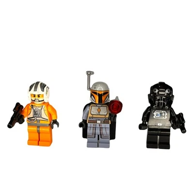 3 Lego Star Wars Minifiguras Zev Senesca Mandalorian Tie Defender Piloto + Armas Foto 1 de 2