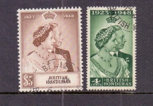 BRITISH GUIANA 1948 SILVER WEDDING ( 2 ) FINE USED CAT £30 - Picture 1 of 2
