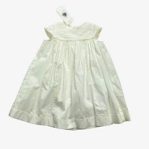 Petit Bateau, White Lace Sleeve Dress, 12-18 Months 105876/1 - Picture 1 of 6