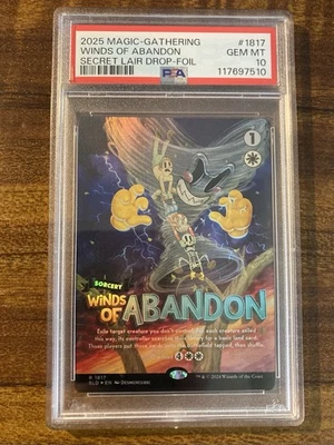 MTG✨WINDS OF ABANDON Brdless/Ext Full Art 🌈 FOIL✨SLD Twisted Toons PSA 10 RARE - Image 1 of 4