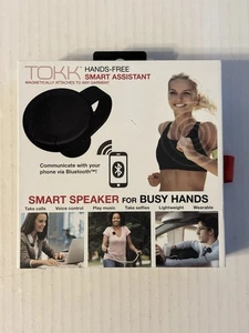 TOKK Smart Wearable Assistant Mains Libres Bluetooth Sync Haut-Parleur Téléphone Noir NEUF - Photo 1 sur 4