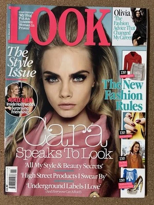 LOOK Magazine UK Cara Delevingne 11th March 2013 Vintage British Fashion - Image 1 of 2