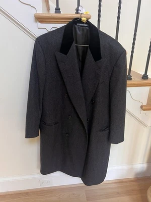 Salvatore Ferragamo Wool And Cashmere jacket men Size 56-R Coat. Made In Italy - Image 1 of 4