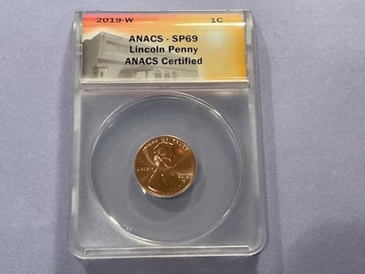 2019-W Lincoln Cent; ANACS SP69 * *FREE SHIPPING* * - Image 1 of 4