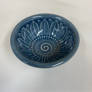 Blauer Lotus Opferschalen für Kräuterangebote Edelsteine, Ringe, Räucherkegel - Bild 1 von 7