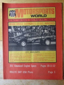 FORD MOTORSPORTS WORLD-FEBRUARY,1972 - Picture 1 of 16