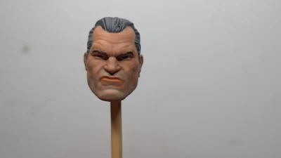 Frank Castle pintado sob medida 1:12, escultura de cabeça pintada O Justiceiro - Imagem 1 de 4