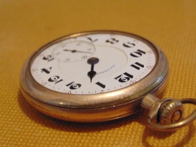 1920 Illinois Pocket Watch/  functioning / missing face/ minute hand - Image 1 of 4