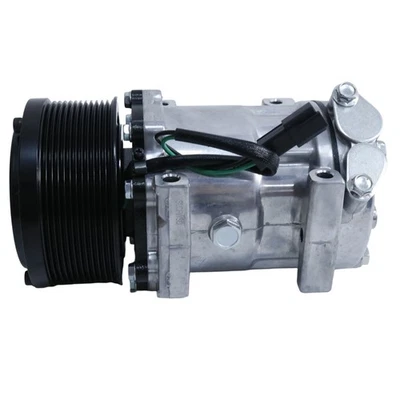 New OEM Sanden 6095AC Compressor for Caterpillar 320E D2L D2GC D2 pn 372-9295 - Image 1 of 4