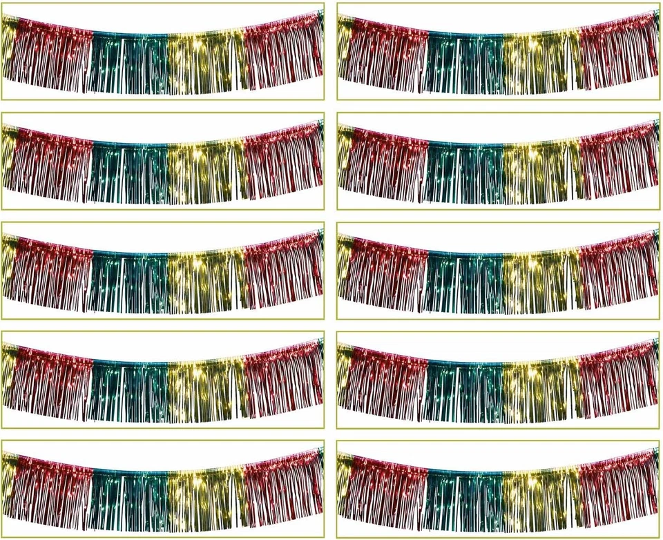 Rubie's 10m Fransen-Girlande - Bunt (6501729)