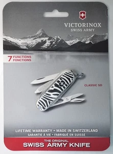 Navaja suiza Victorinox Classic SD - 2011 rayas cebra. Nuevo en paquete #3052 - Imagen 1 de 6