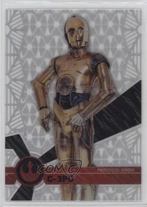 2017 Topps Star Wars High Tek Form 1 Pattern 2 C-3PO #24 gn5 - Picture 1 of 3