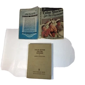 VINTAGE 1941 COLOR MOVIES FOR THE BEGINNER by HARRIS B. TUTTLE With Dust Cover - Picture 1 of 5