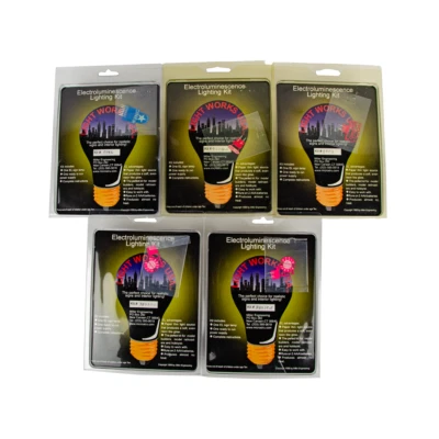 Light Works USA Lighting Neon Sign Kit 1:87 HO Train Layout Electric Kit 5P Lot - Image 1 of 4