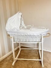 moses basket+stand pre owned. Leipold Moses Basket. Clair De Lune Rocking Stand.