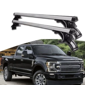 Cross Bar Fits for Ford Super Duty 2017-2022 Adjustable Crossbar Aluminum Racks - Picture 1 of 16