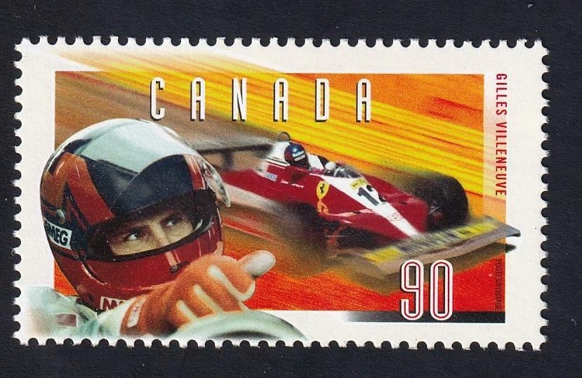 Канада 1997 Жиль Вильнев, как новый без наклеек и следов 90 центов sc#1648 - Изображение 1 из 1