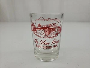 VTG The Wine House Funny Shot Glass Measuring Glass Ladies Men & ? Measurements - Picture 1 of 8