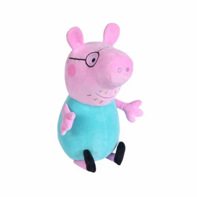 Simba Peppa Pig Plüsch Papa Wutz Plüschtier Kuscheltier Spielzeug Kinder 37 cm - Bild 1 von 3