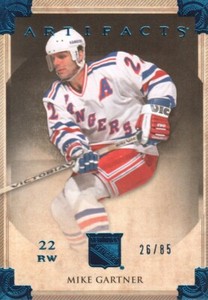 2013-14 Artifacts Hockey Sapphire #64 Mike Gartner 26/85